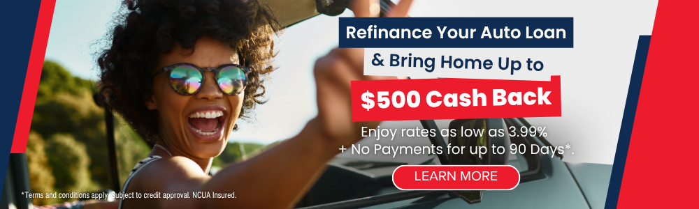 Members First Auto Refinance Banner