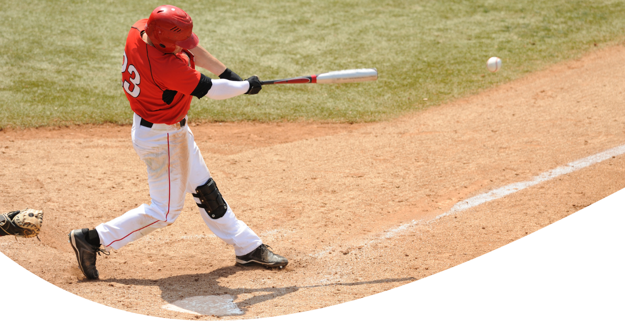 batter swinging for ball
