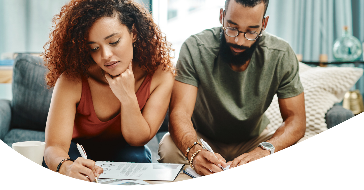 couple planning their finances