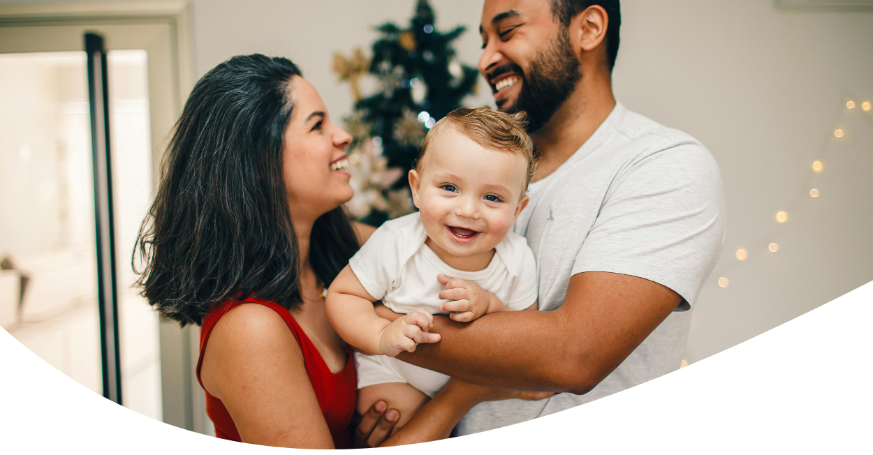 family at home for holidays